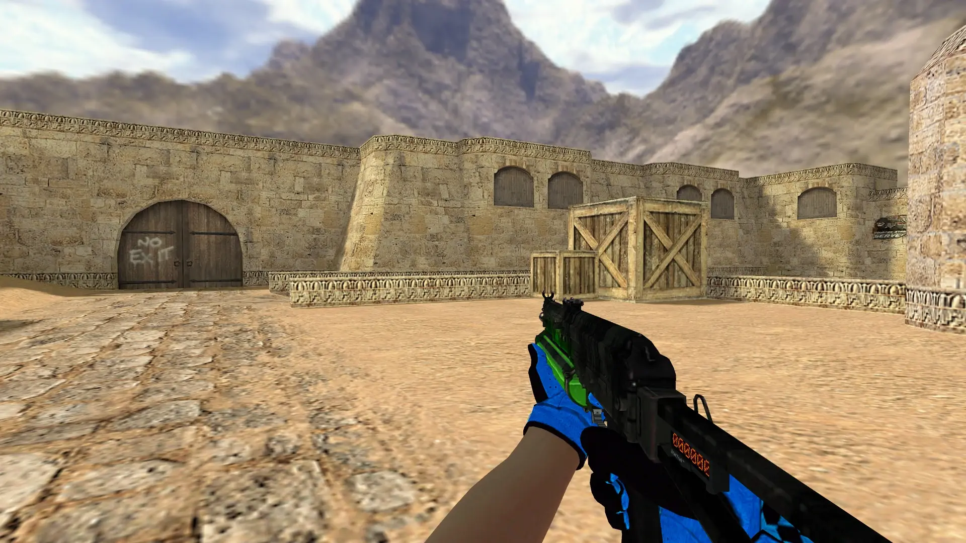 P90 — Pandora's Box Gloves Pack — de_dust2 (first person)