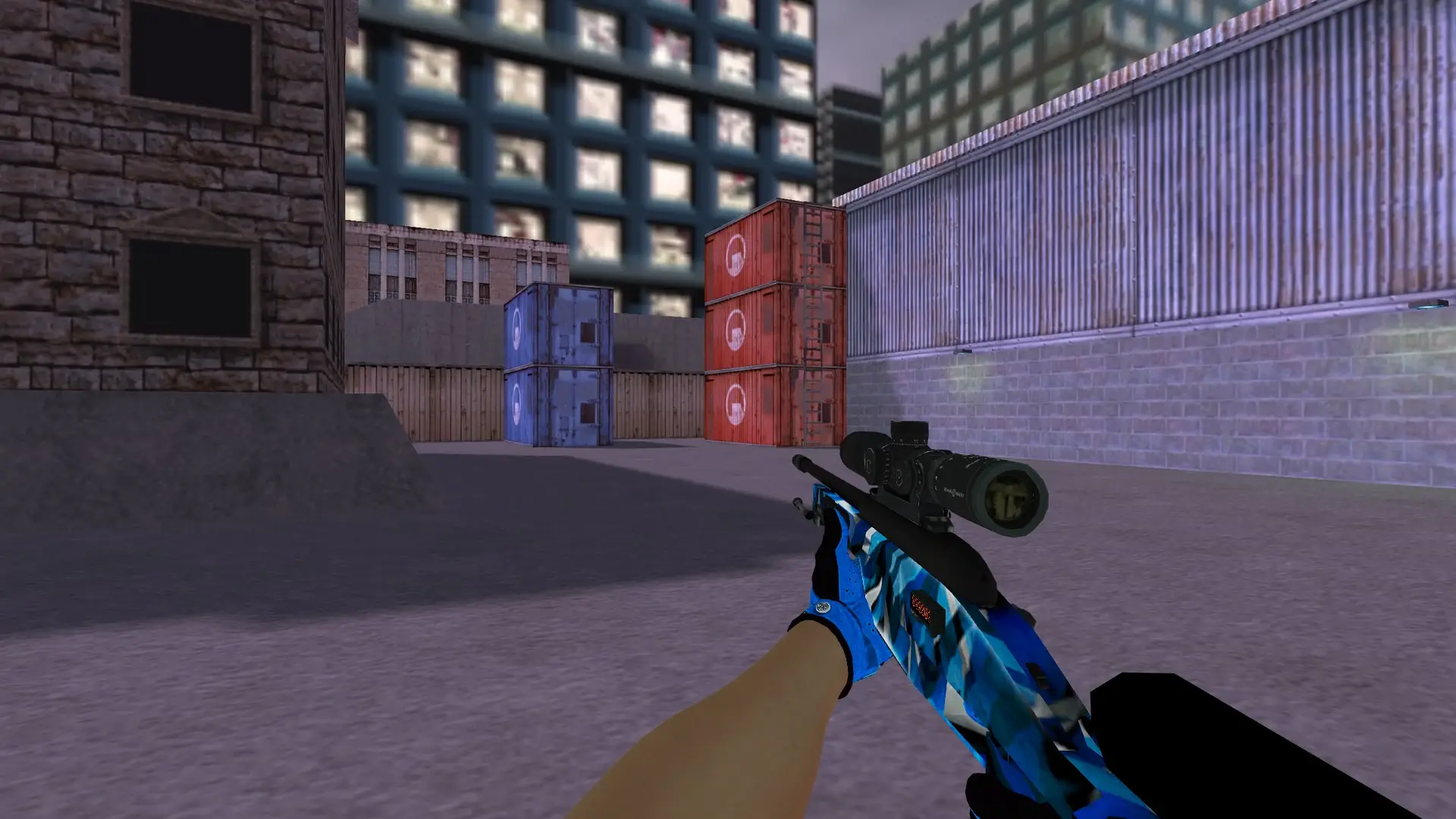 Scout — Pandora's Box Gloves Pack — cs_assault (first person)