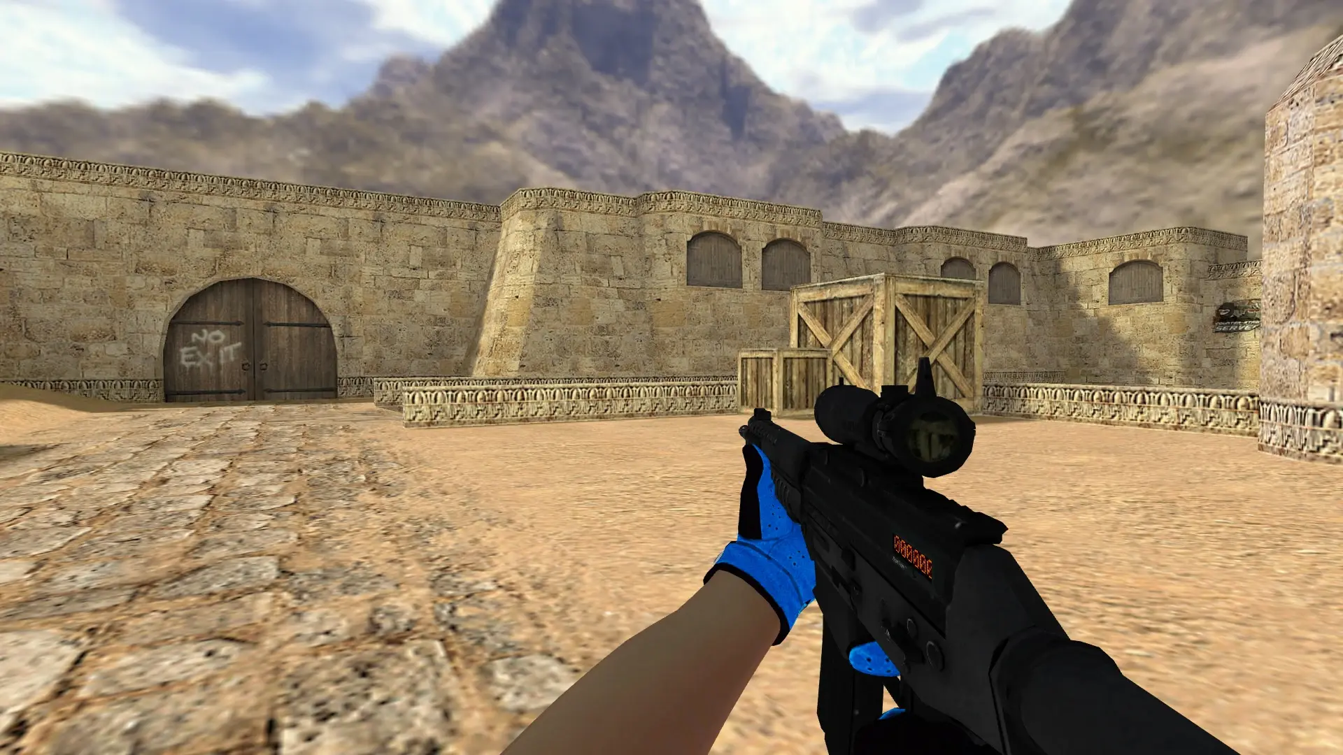 SG552 — Pandora's Box Gloves Pack — de_dust2 (first person)