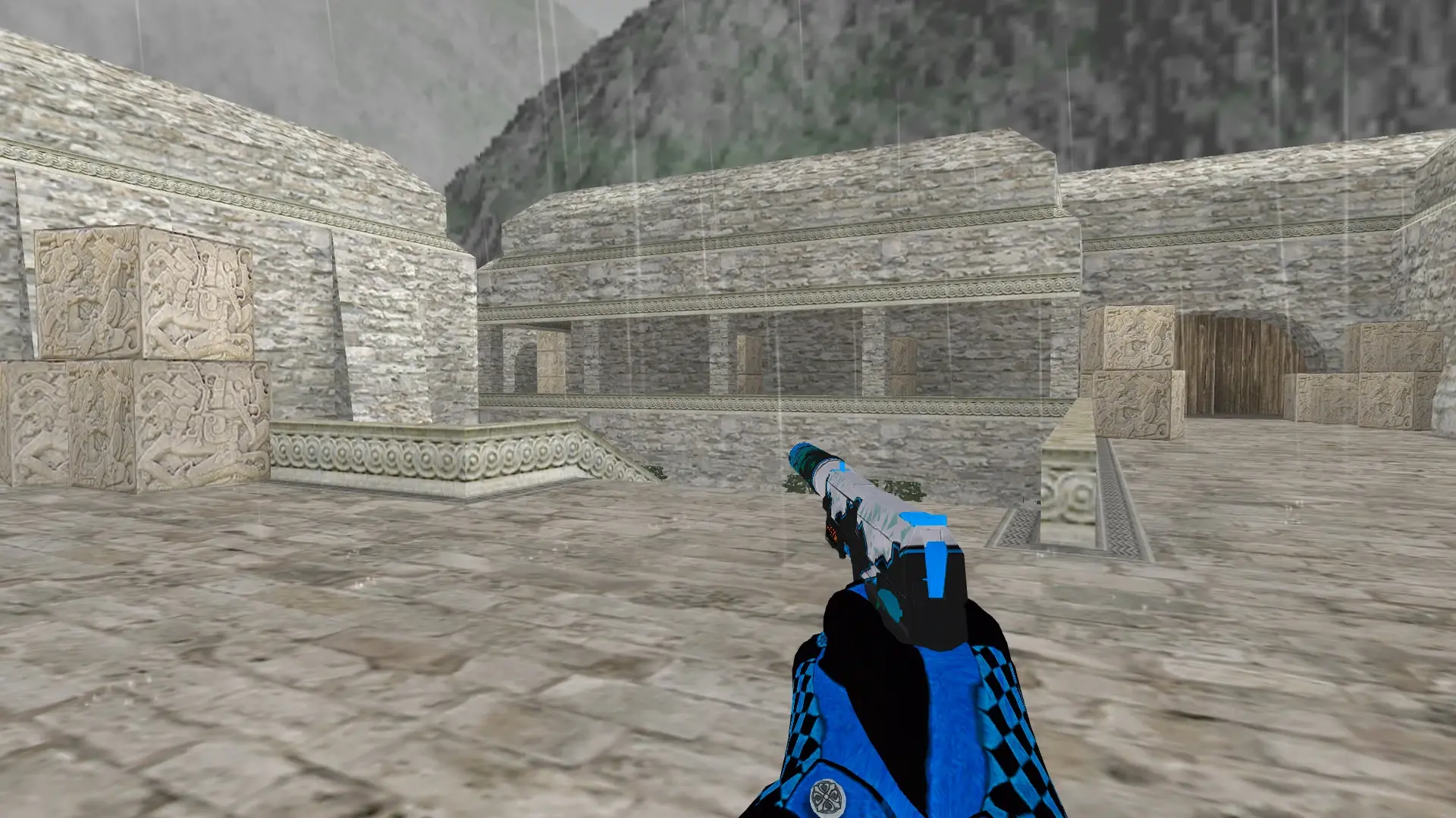 USP — Pandora's Box Gloves Pack — de_aztec (first person)