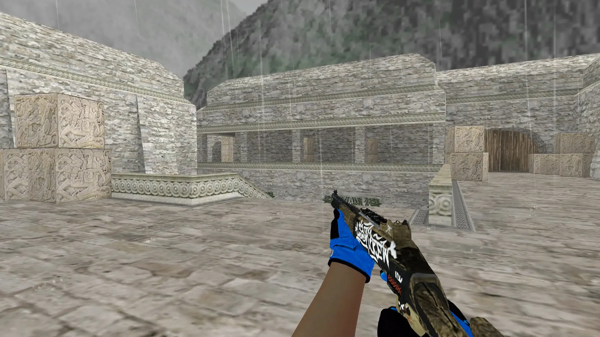 XM1014 — Pandora's Box Gloves Pack — de_aztec (first person)
