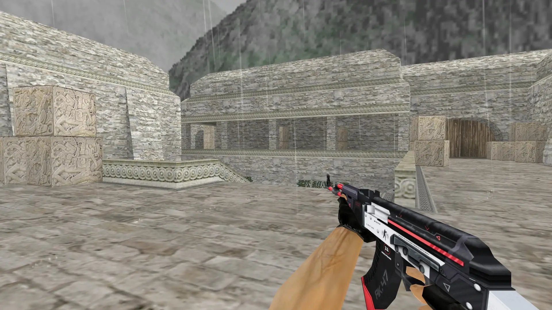 AK-47: Cyrex Weapon Pack — de_aztec (first person)