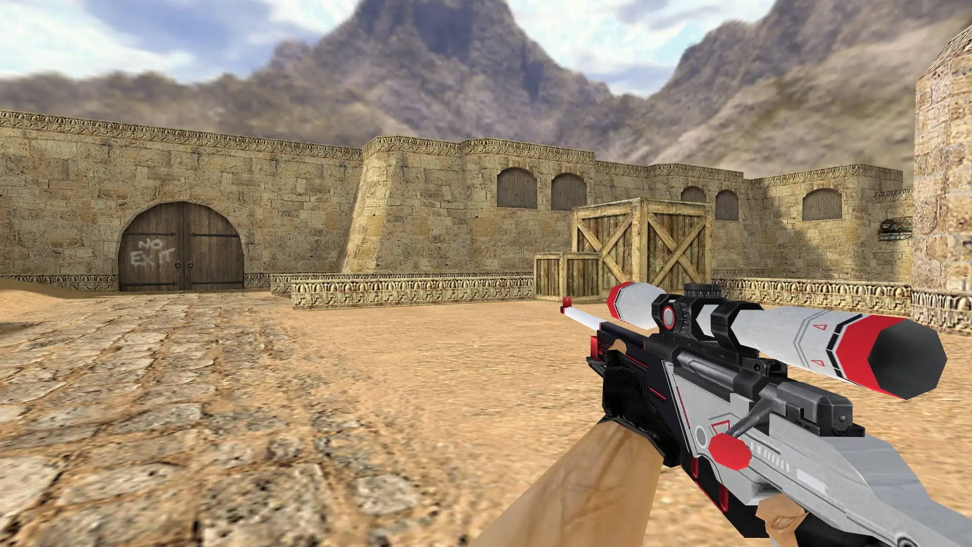 AWP: Cyrex Weapon Pack — de_dust2 (first person)