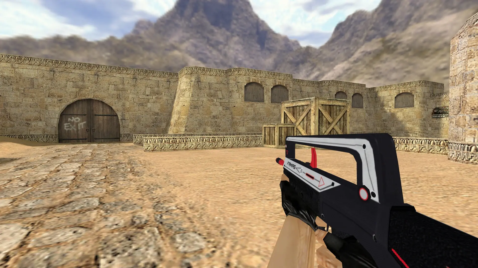 FAMAS: Cyrex Weapon Pack — de_dust2 (first person)