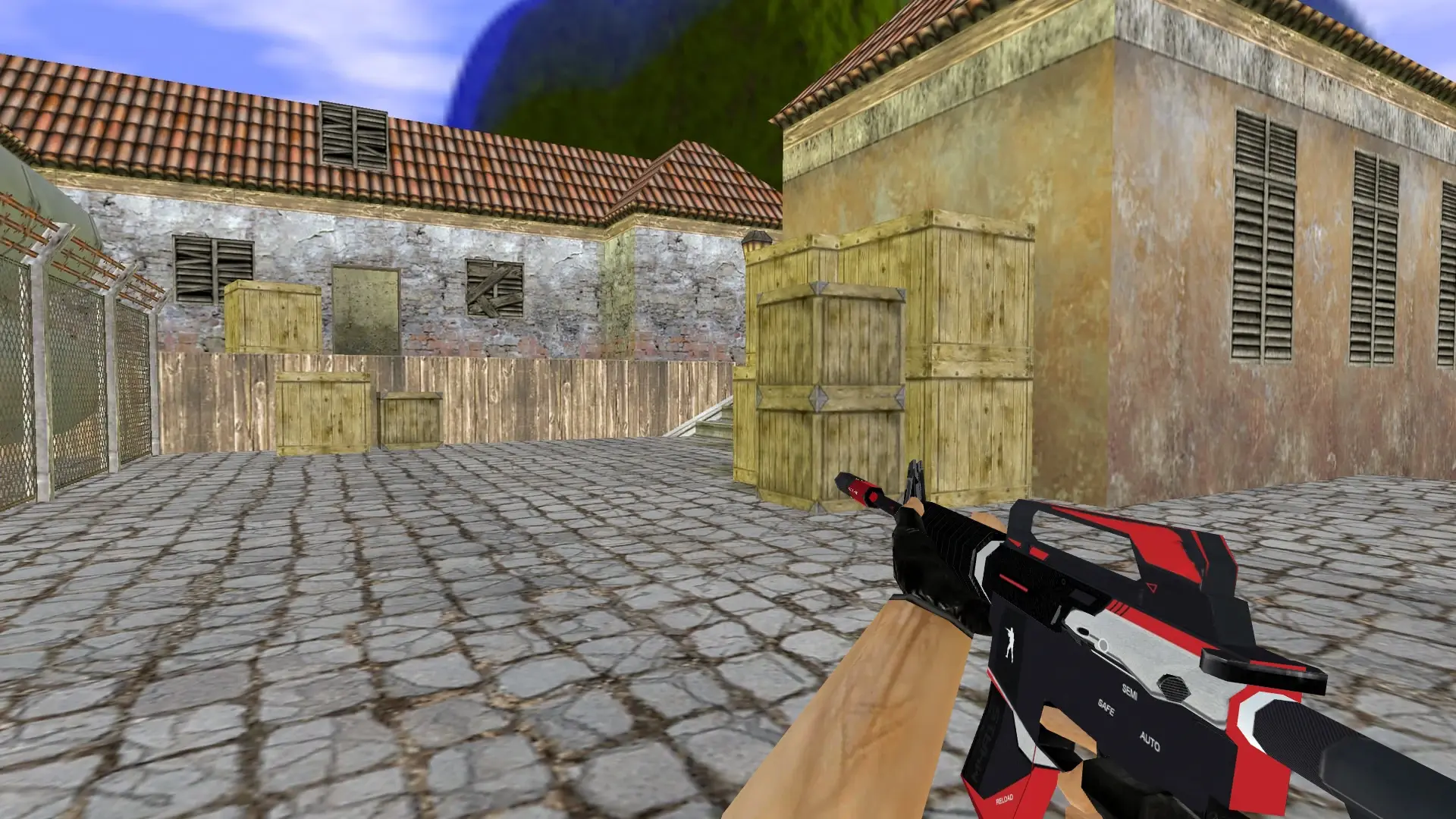 M4A1: Cyrex Weapon Pack — de_inferno (first person)
