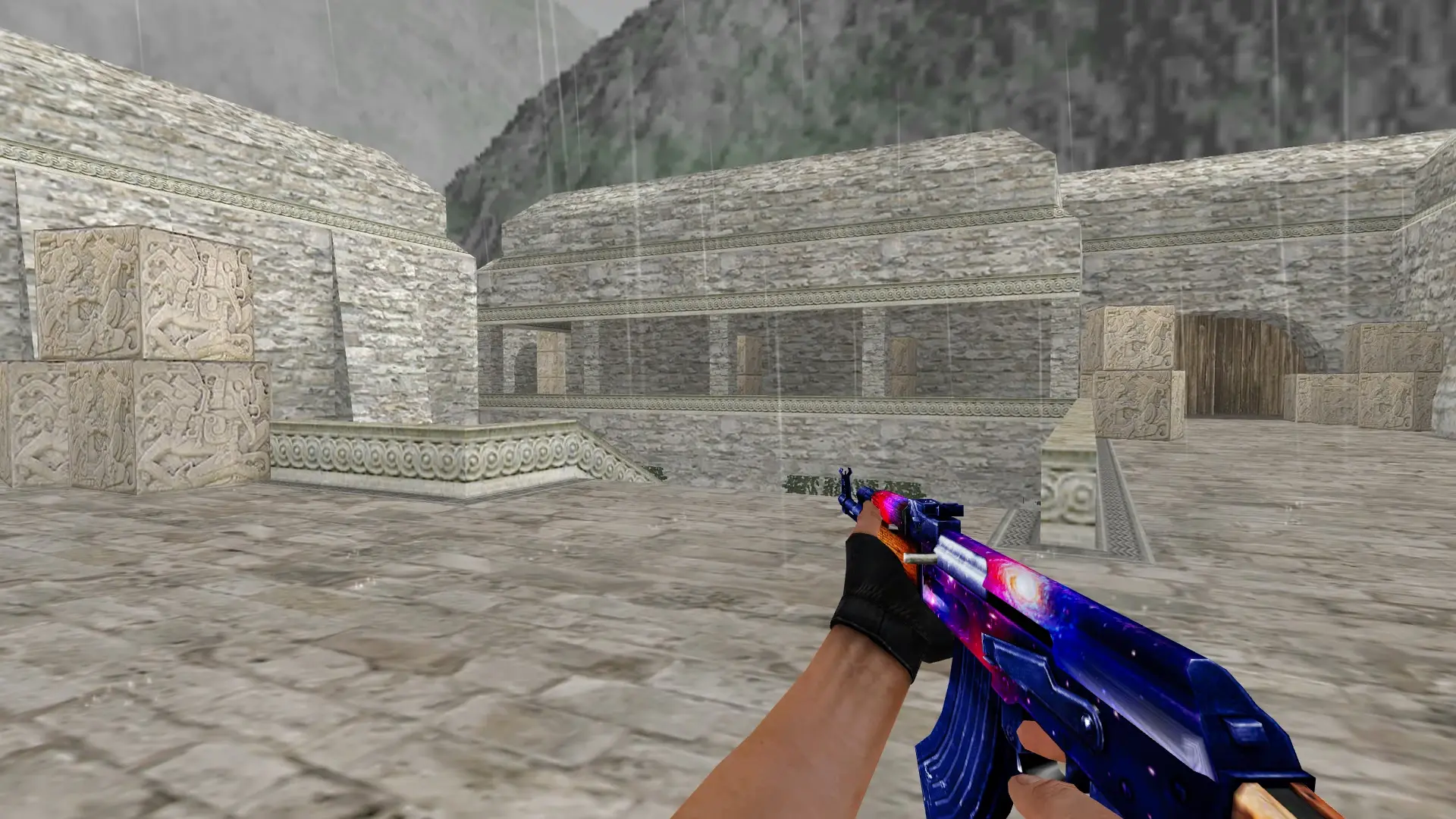 AK-47: Deep Space Set — de_aztec (first person)
