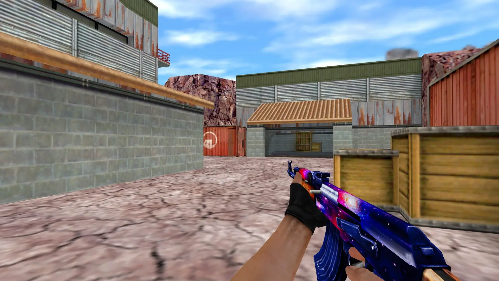 AK-47: Deep Space Set — de_nuke (first person)