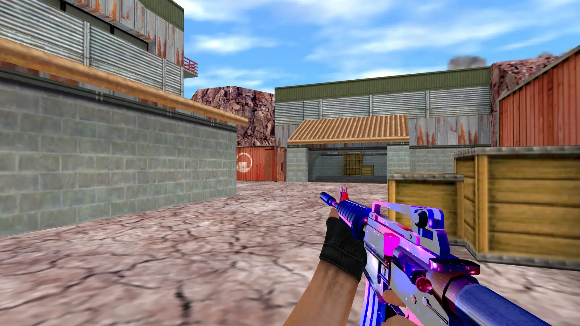 M4A1: Deep Space Set — de_nuke (first person)