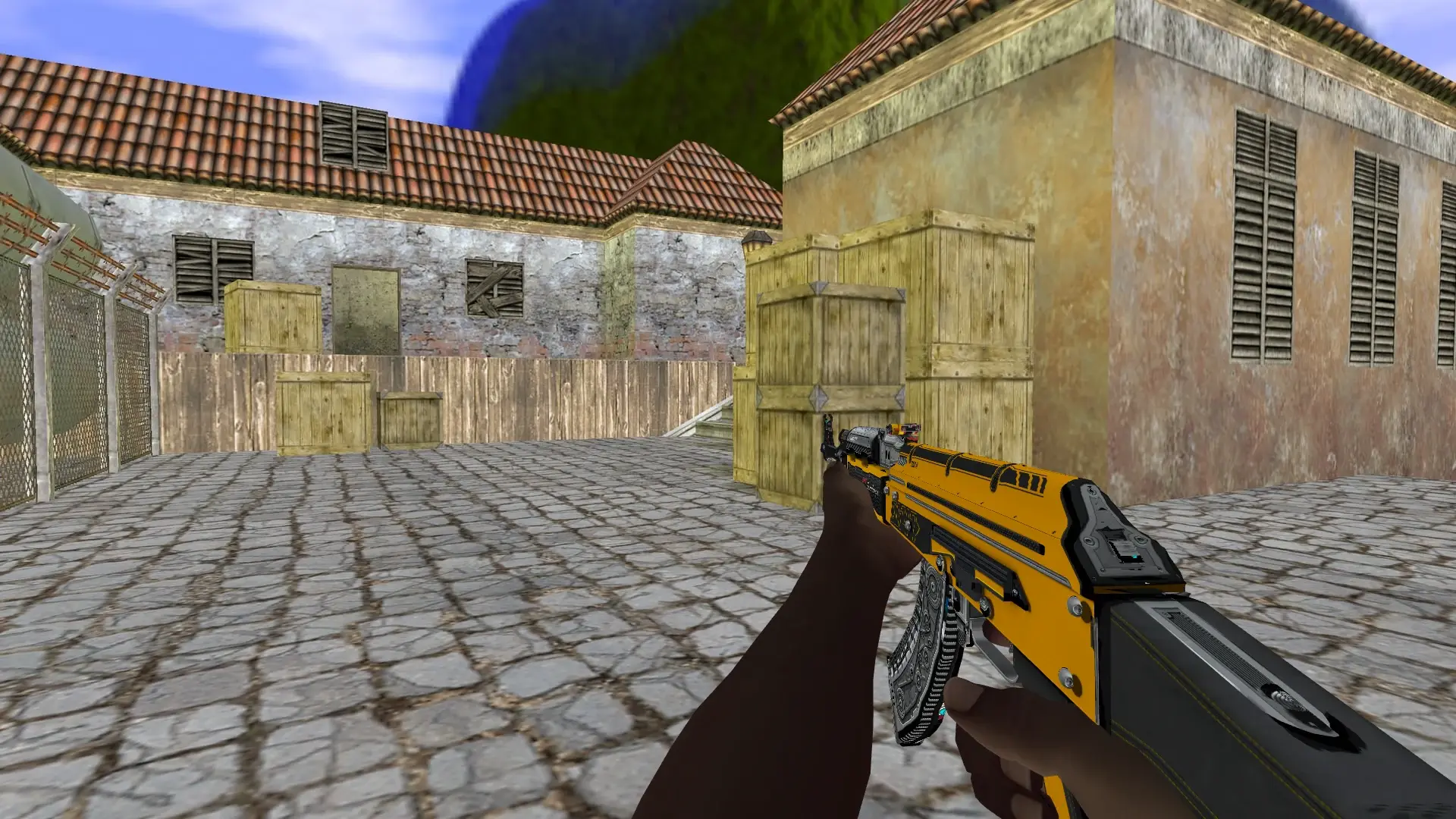 AK-47 — Pirate Hands Weapon Pack — de_inferno (first person)
