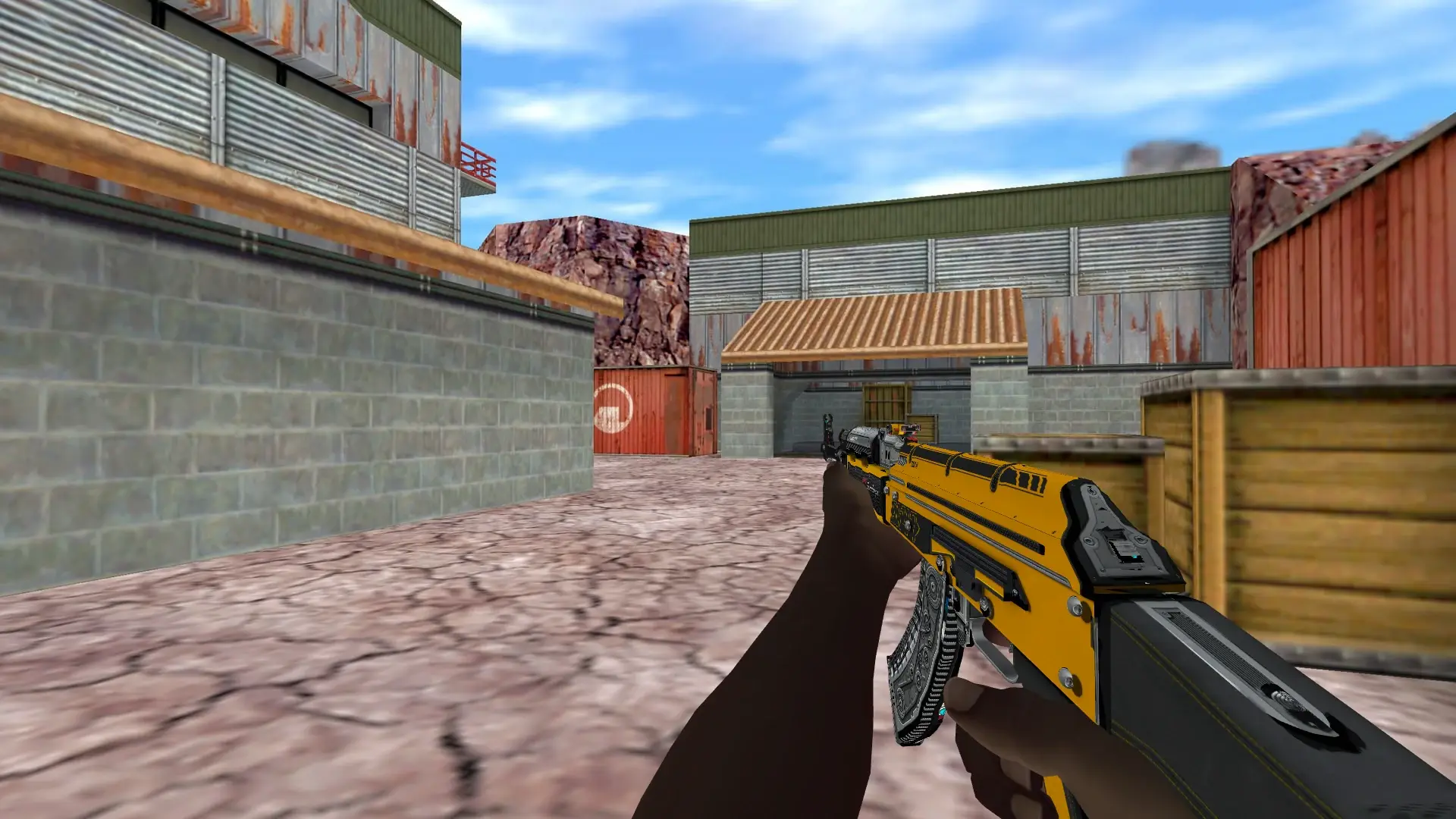 AK-47 — Pirate Hands Weapon Pack — de_nuke (first person)