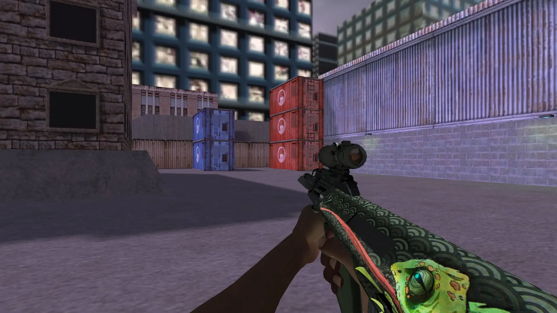 AUG — Pirate Hands Weapon Pack — cs_assault (first person)