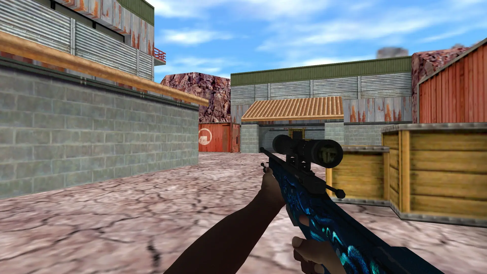 AWP — Pirate Hands Weapon Pack — de_nuke (first person)
