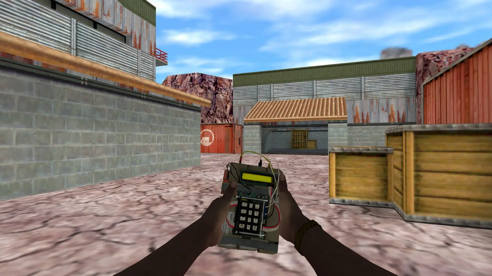 C4 — Pirate Hands Weapon Pack — de_nuke (first person)