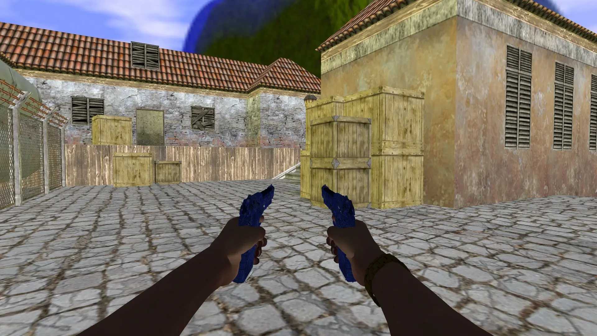 Dual Berettas — Pirate Hands Weapon Pack — de_inferno (first person)