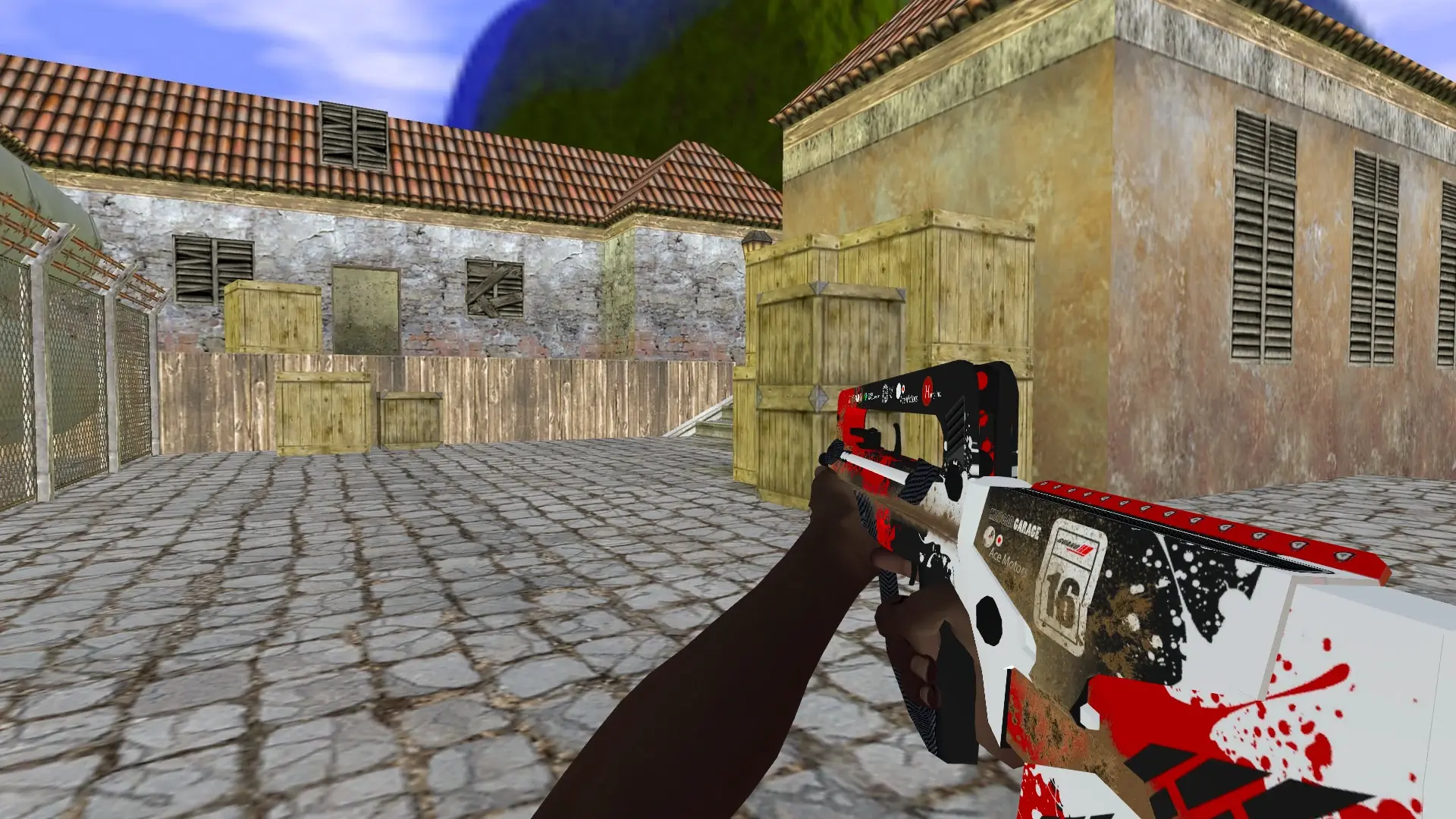 FAMAS — Pirate Hands Weapon Pack — de_inferno (first person)
