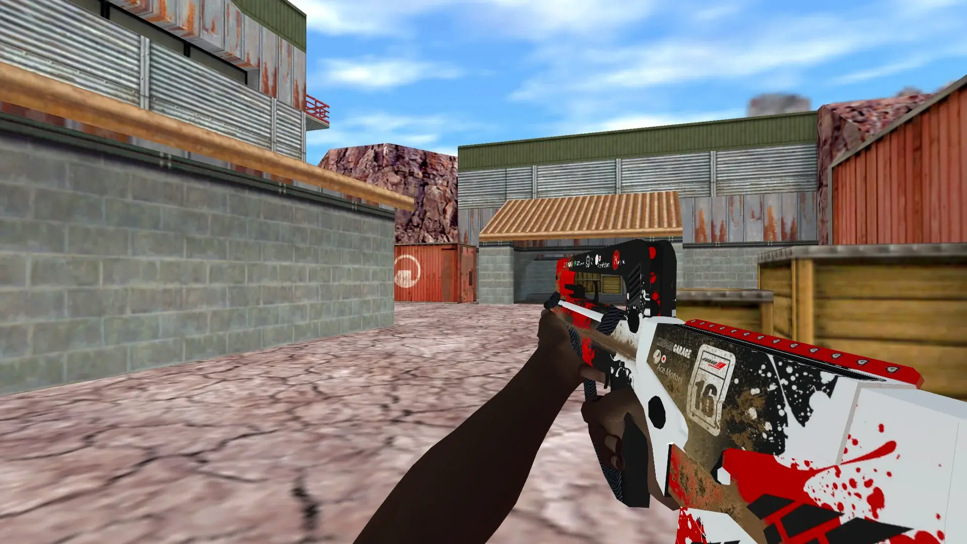 FAMAS — Pirate Hands Weapon Pack — de_nuke (first person)