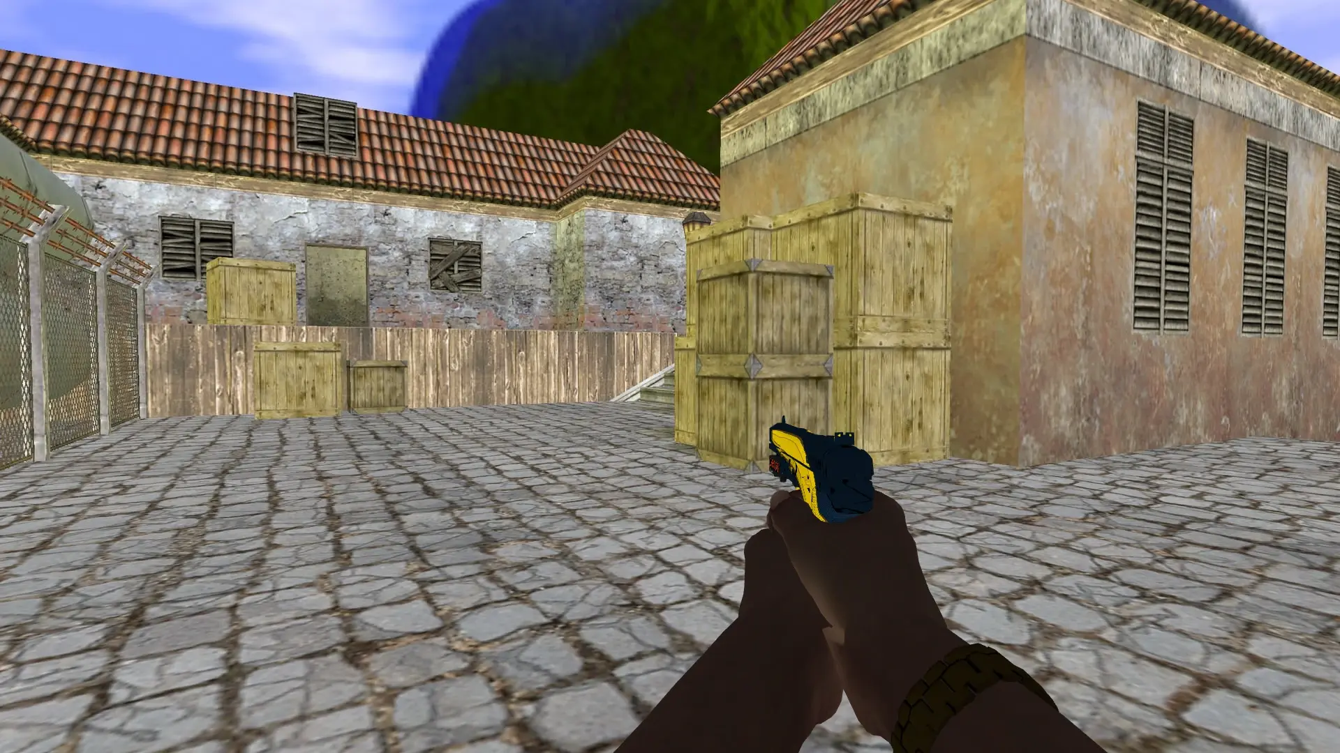 Five-SeveN — Pirate Hands Weapon Pack — de_inferno (first person)