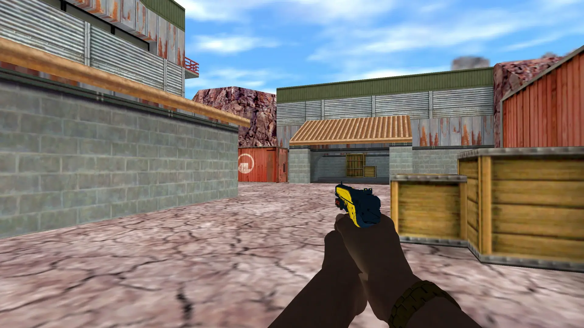 Five-SeveN — Pirate Hands Weapon Pack — de_nuke (first person)