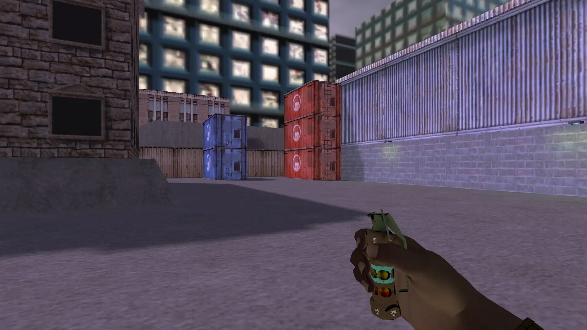 Flashbang — Pirate Hands Weapon Pack — cs_assault (first person)