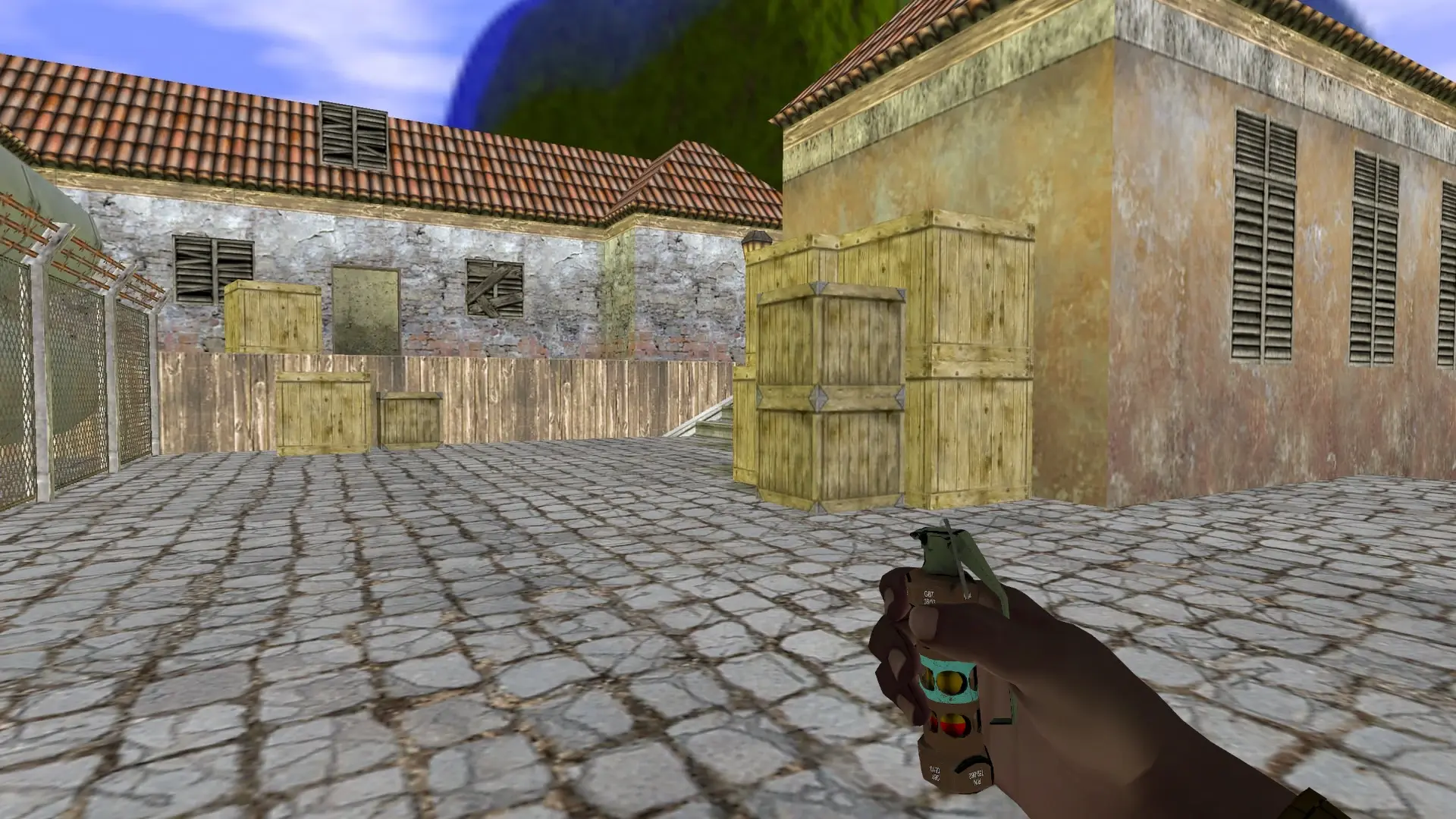 Flashbang — Pirate Hands Weapon Pack — de_inferno (first person)