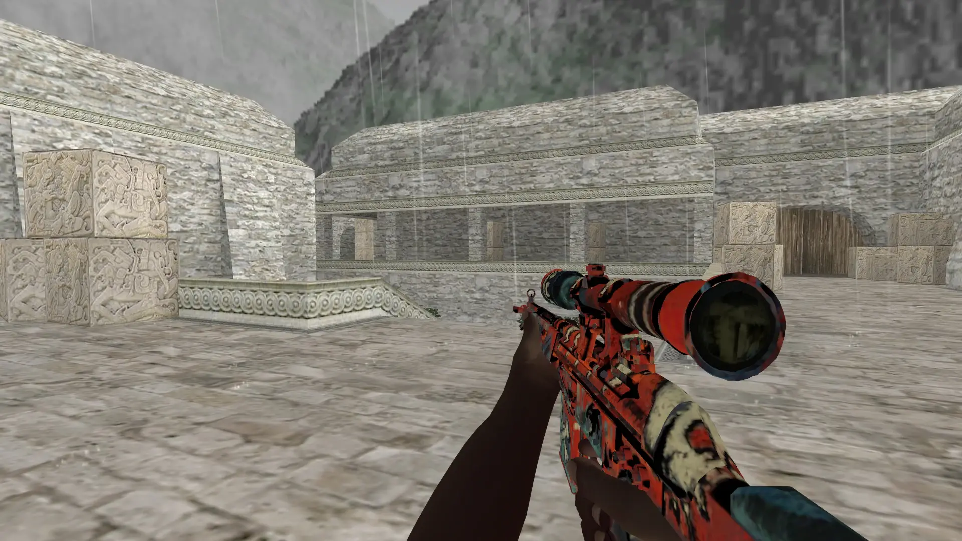 G3SG1 — Pirate Hands Weapon Pack — de_aztec (first person)
