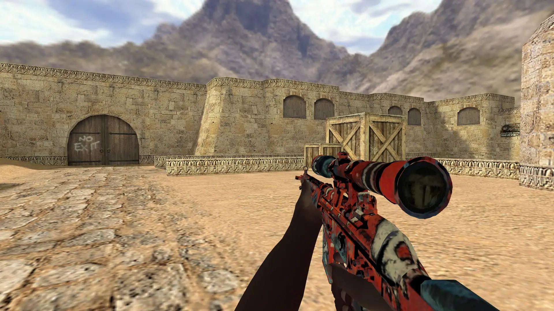 G3SG1 — Pirate Hands Weapon Pack — de_dust2 (first person)