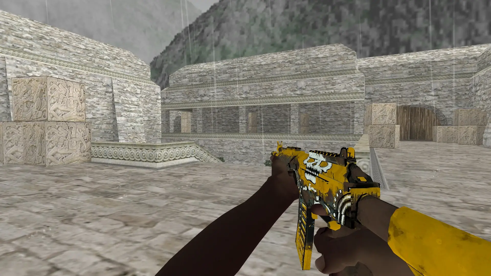 Galil AR — Pirate Hands Weapon Pack — de_aztec (first person)