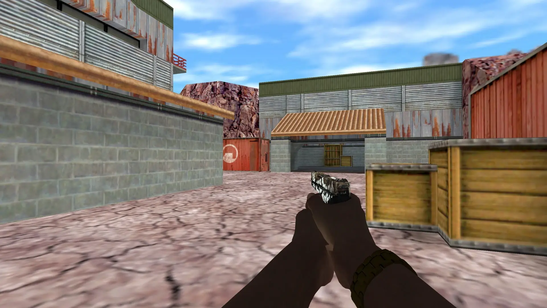 Glock-18 — Pirate Hands Weapon Pack — de_nuke (first person)