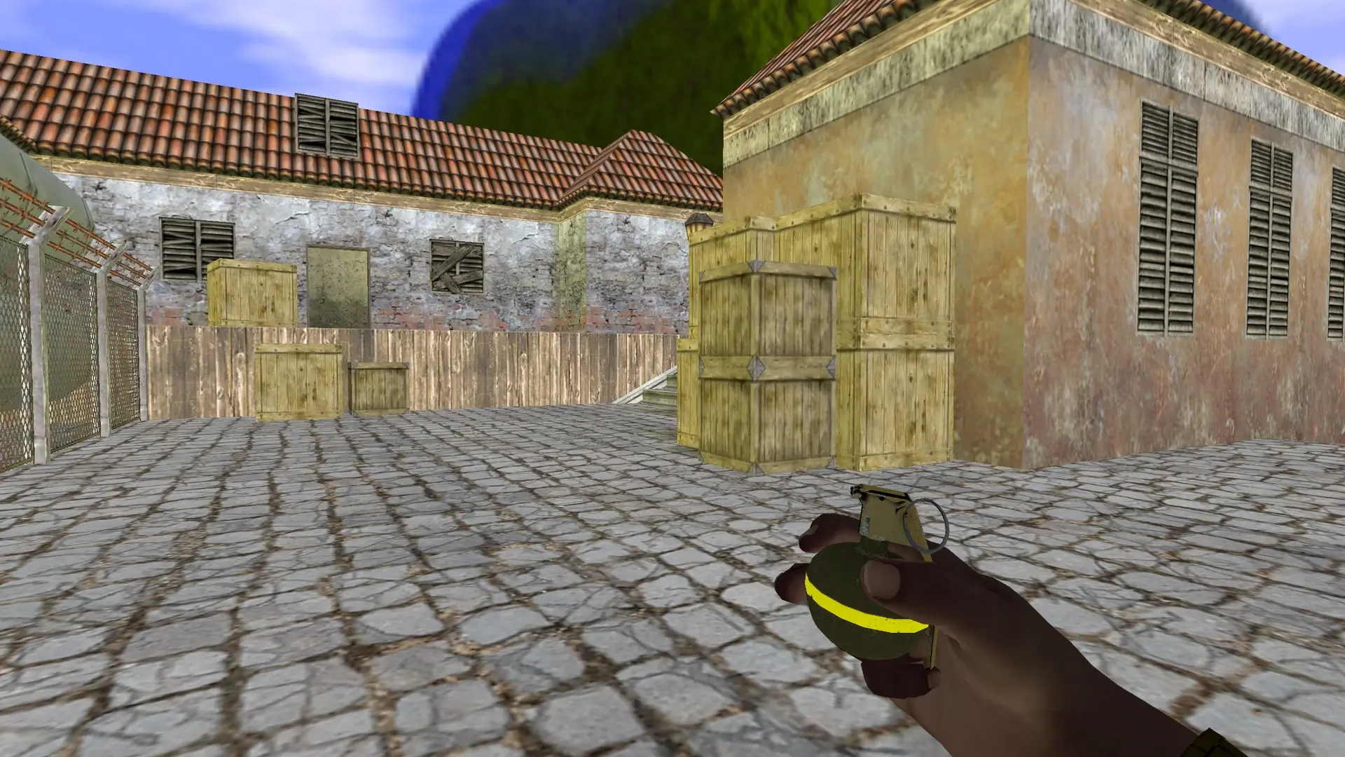 HE Grenade — Pirate Hands Weapon Pack — de_inferno (first person)