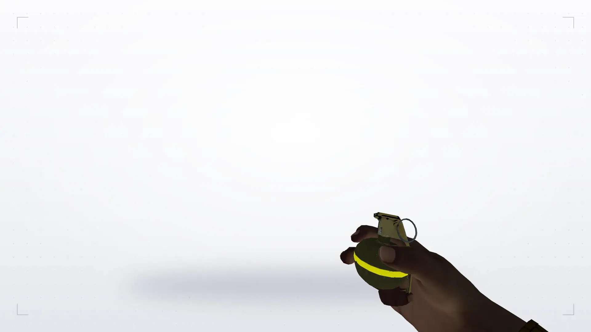 HE Grenade — Pirate Hands Weapon Pack — first person