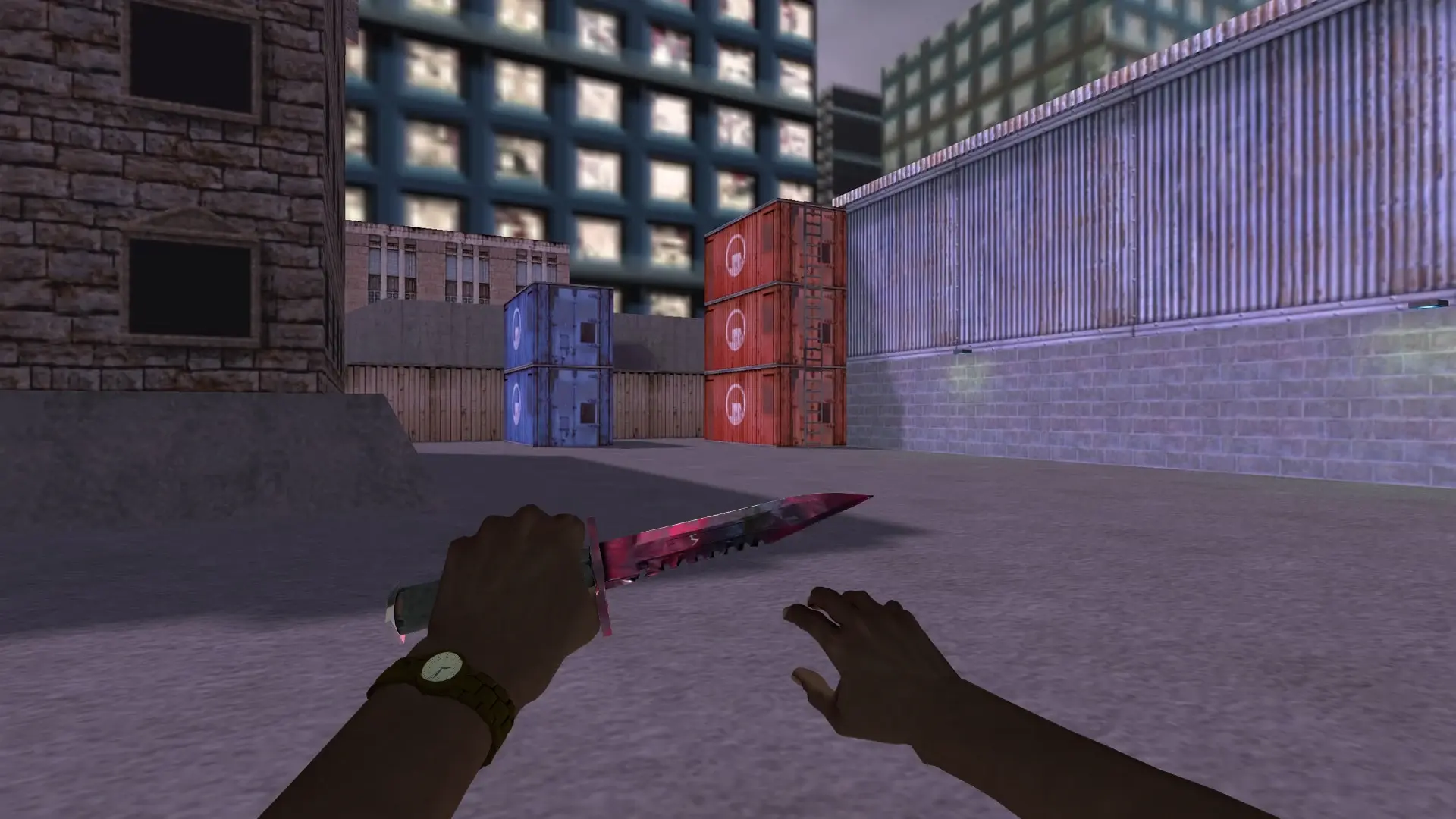 Knife — Pirate Hands Weapon Pack — cs_assault (first person)