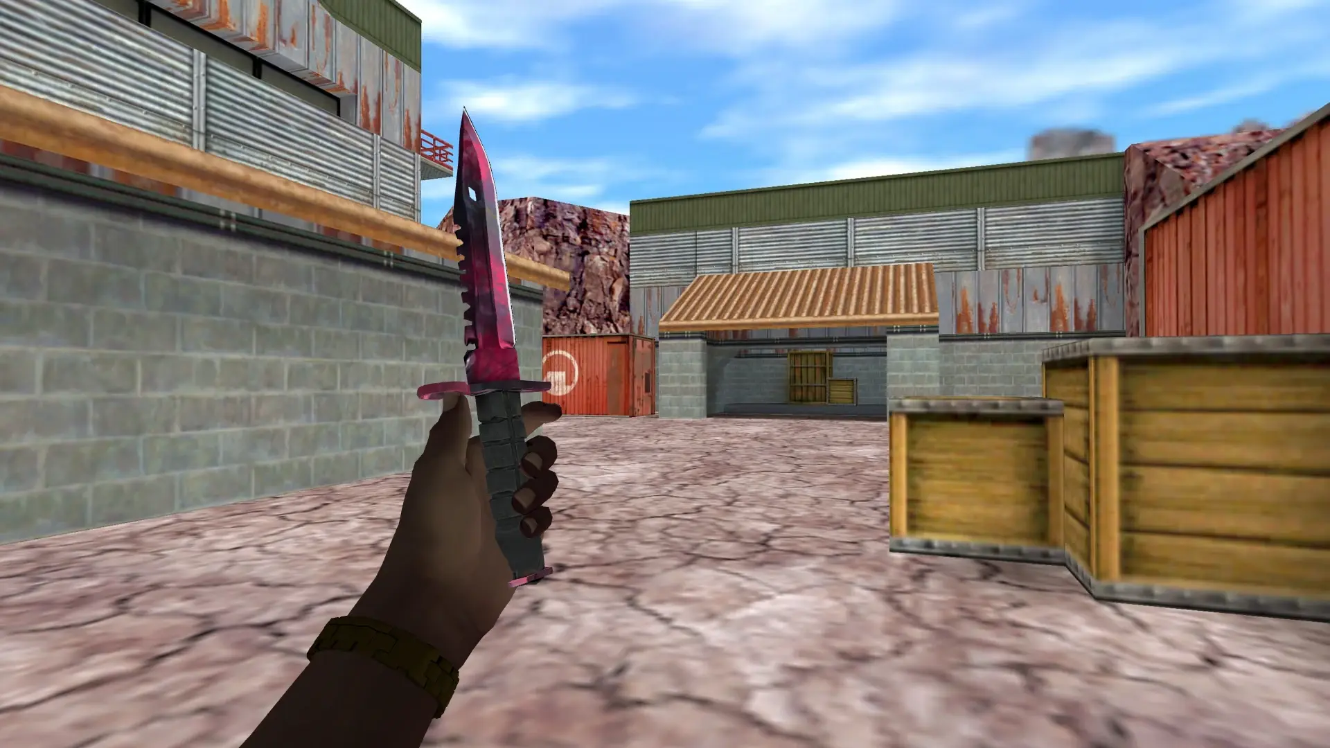 Knife — Pirate Hands Weapon Pack — de_nuke (first person)
