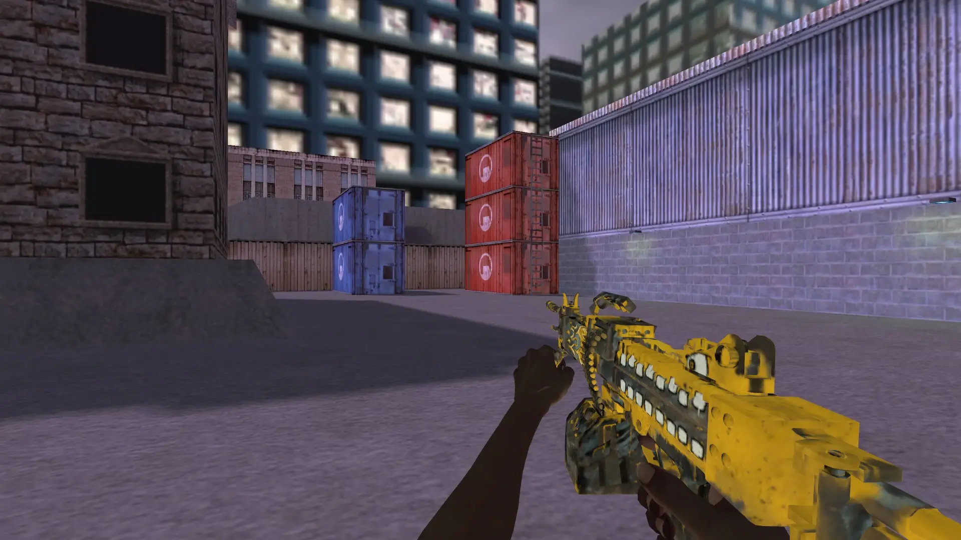 M249 — Pirate Hands Weapon Pack — cs_assault (first person)