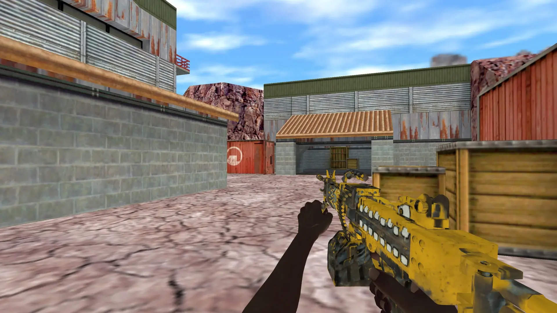 M249 — Pirate Hands Weapon Pack — de_nuke (first person)