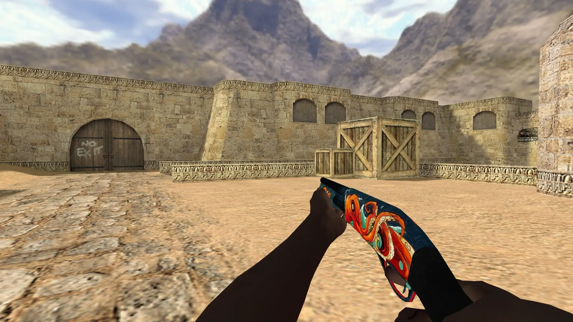 M3 — Pirate Hands Weapon Pack — de_dust2 (first person)