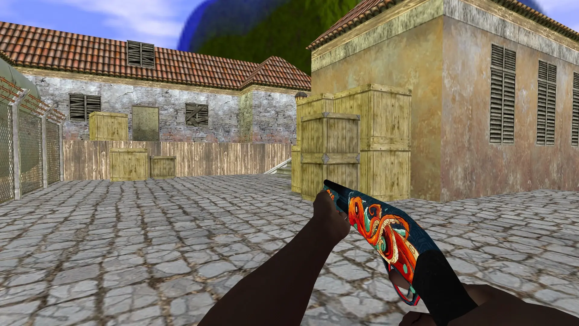 M3 — Pirate Hands Weapon Pack — de_inferno (first person)