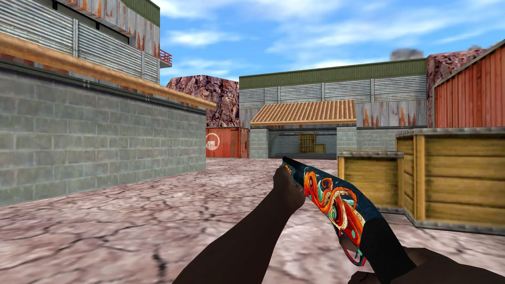 M3 — Pirate Hands Weapon Pack — de_nuke (first person)