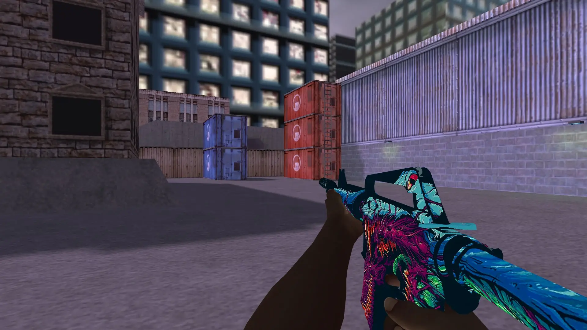 M4A1 — Pirate Hands Weapon Pack — cs_assault (first person)