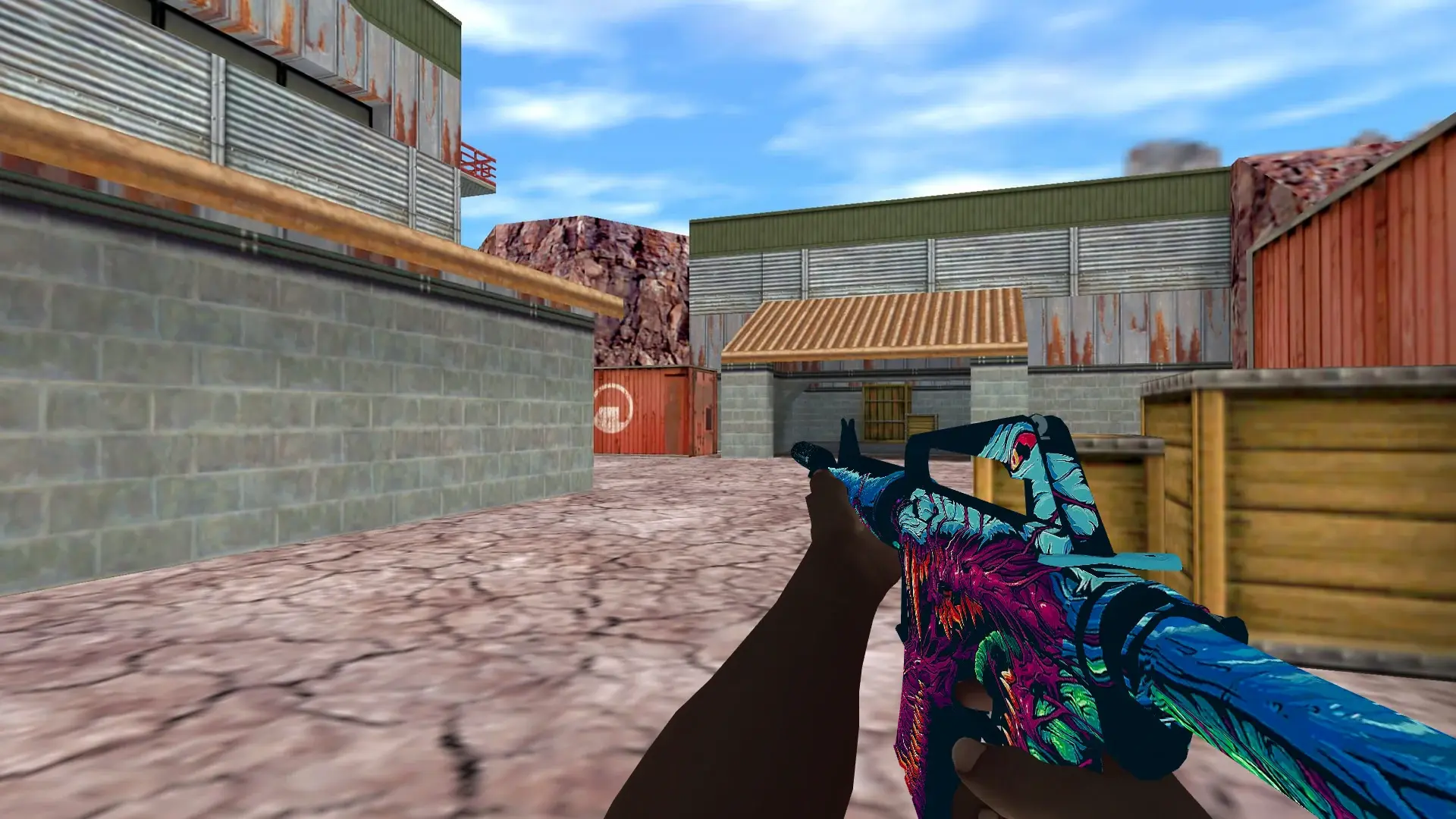 M4A1 — Pirate Hands Weapon Pack — de_nuke (first person)
