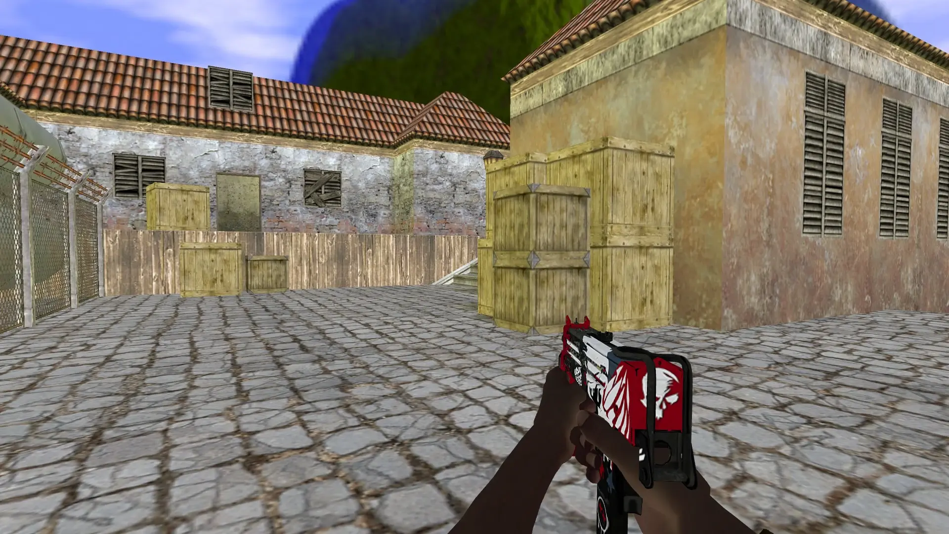 MAC-10 — Pirate Hands Weapon Pack — de_inferno (first person)