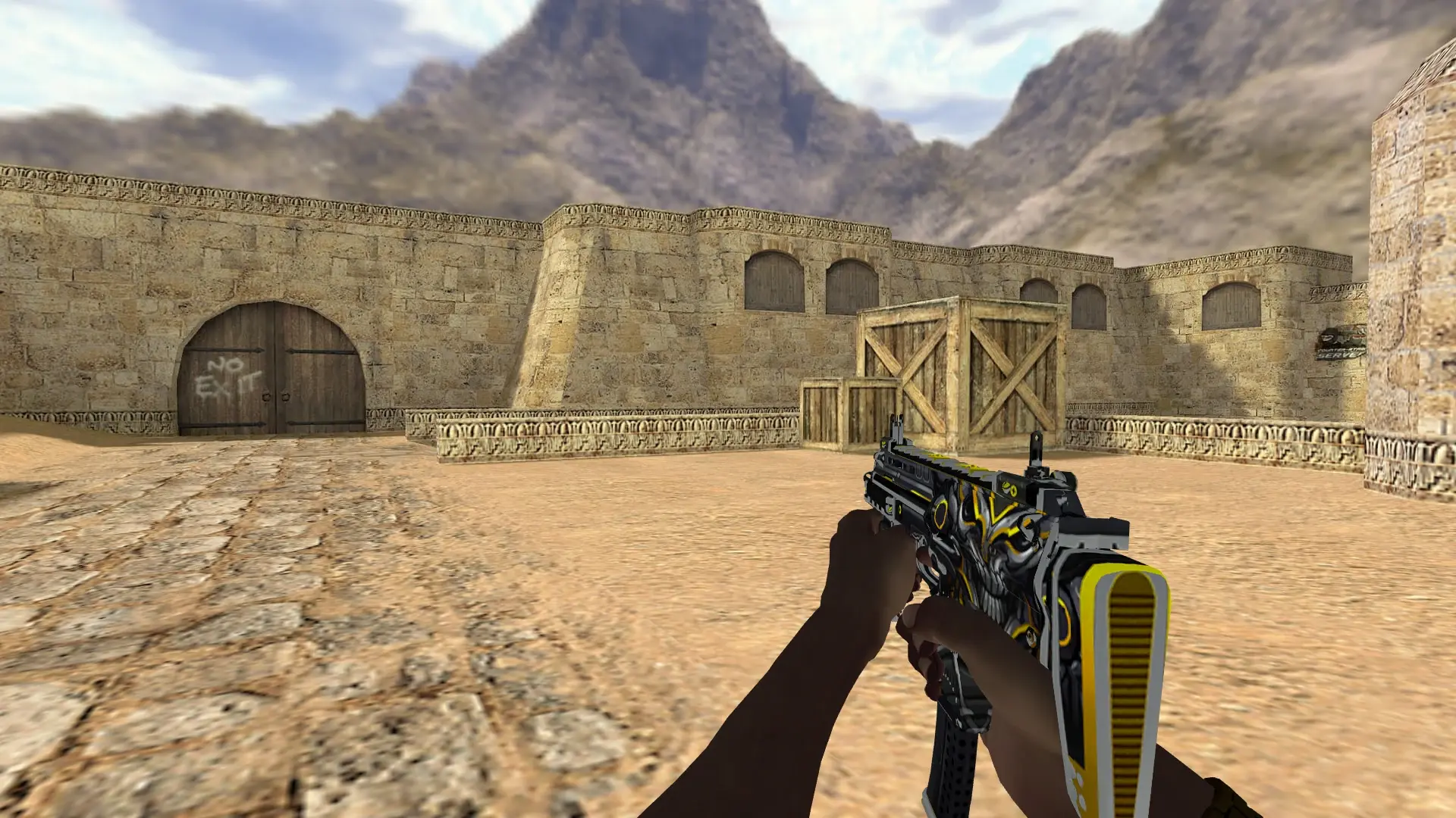 MP5 — Pirate Hands Weapon Pack — de_dust2 (first person)