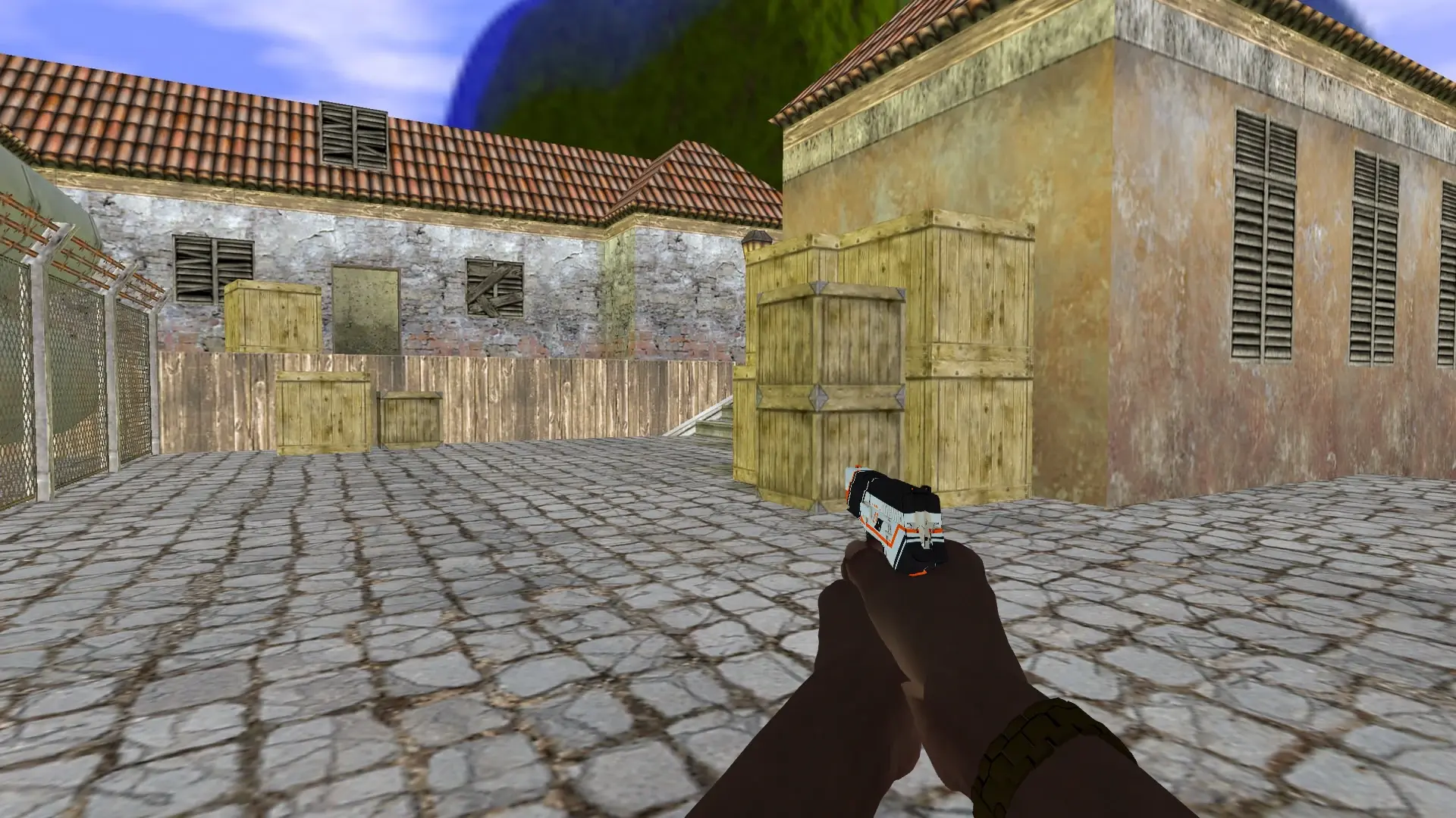 P228 — Pirate Hands Weapon Pack — de_inferno (first person)