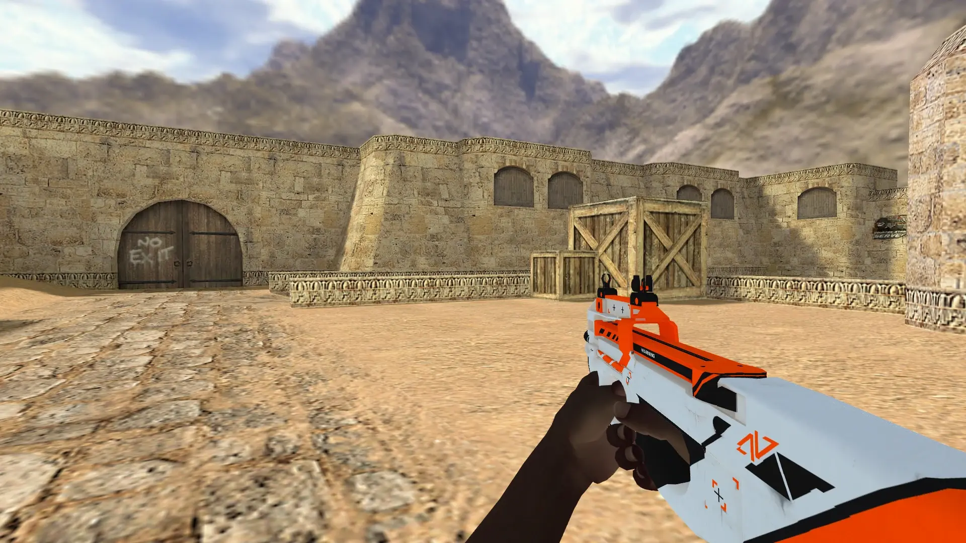 P90 — Pirate Hands Weapon Pack — de_dust2 (first person)