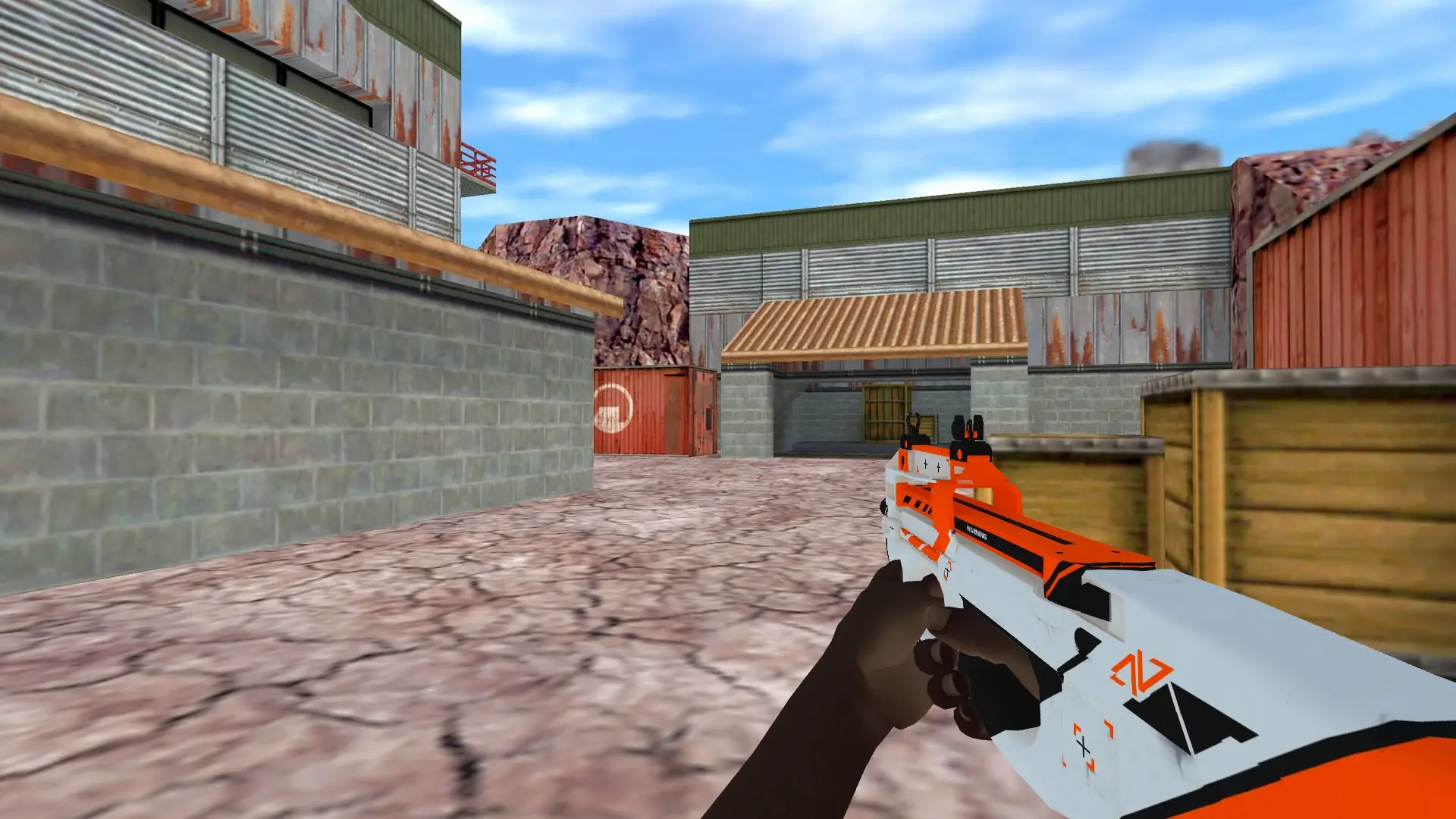 P90 — Pirate Hands Weapon Pack — de_nuke (first person)