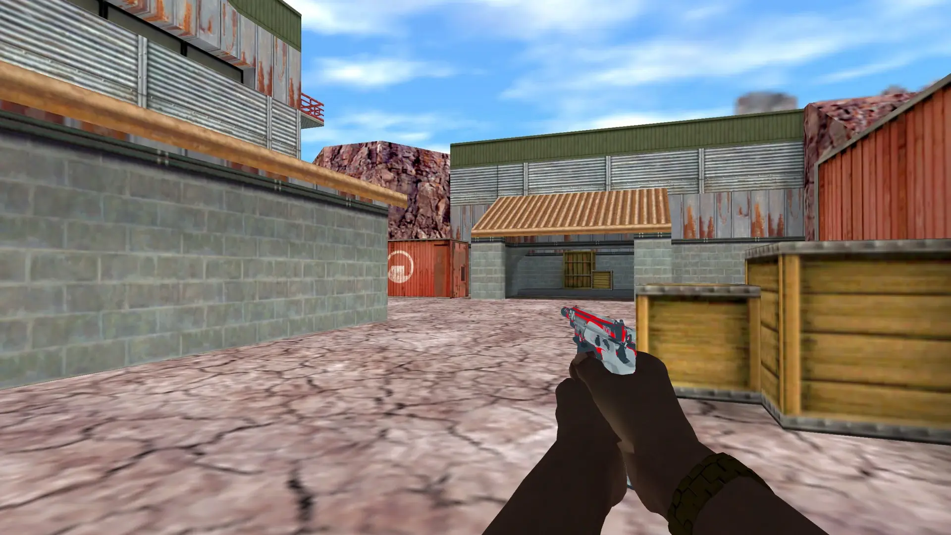 TMP — Pirate Hands Weapon Pack — de_nuke (first person)