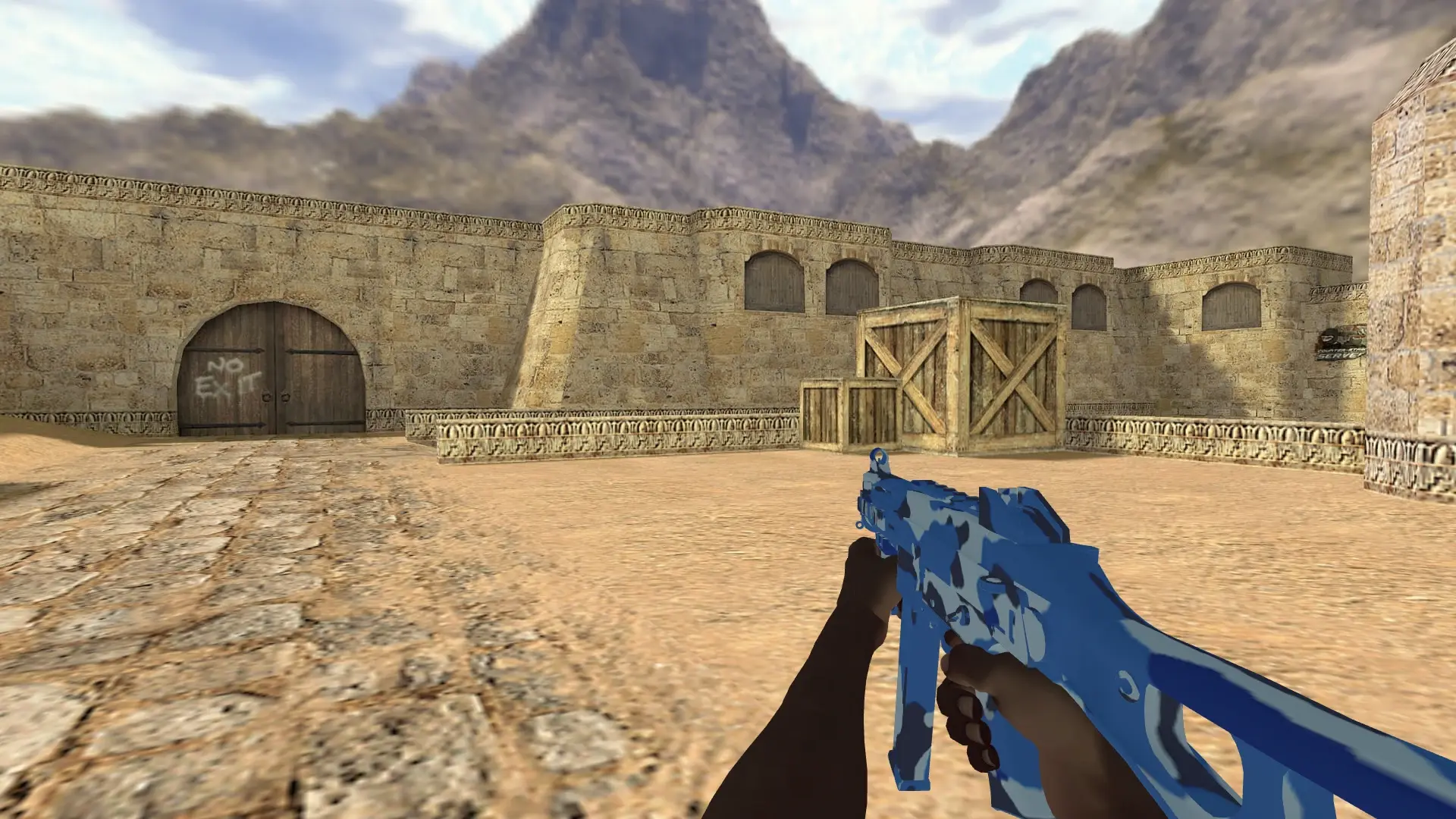 UMP-45 — Pirate Hands Weapon Pack — de_dust2 (first person)