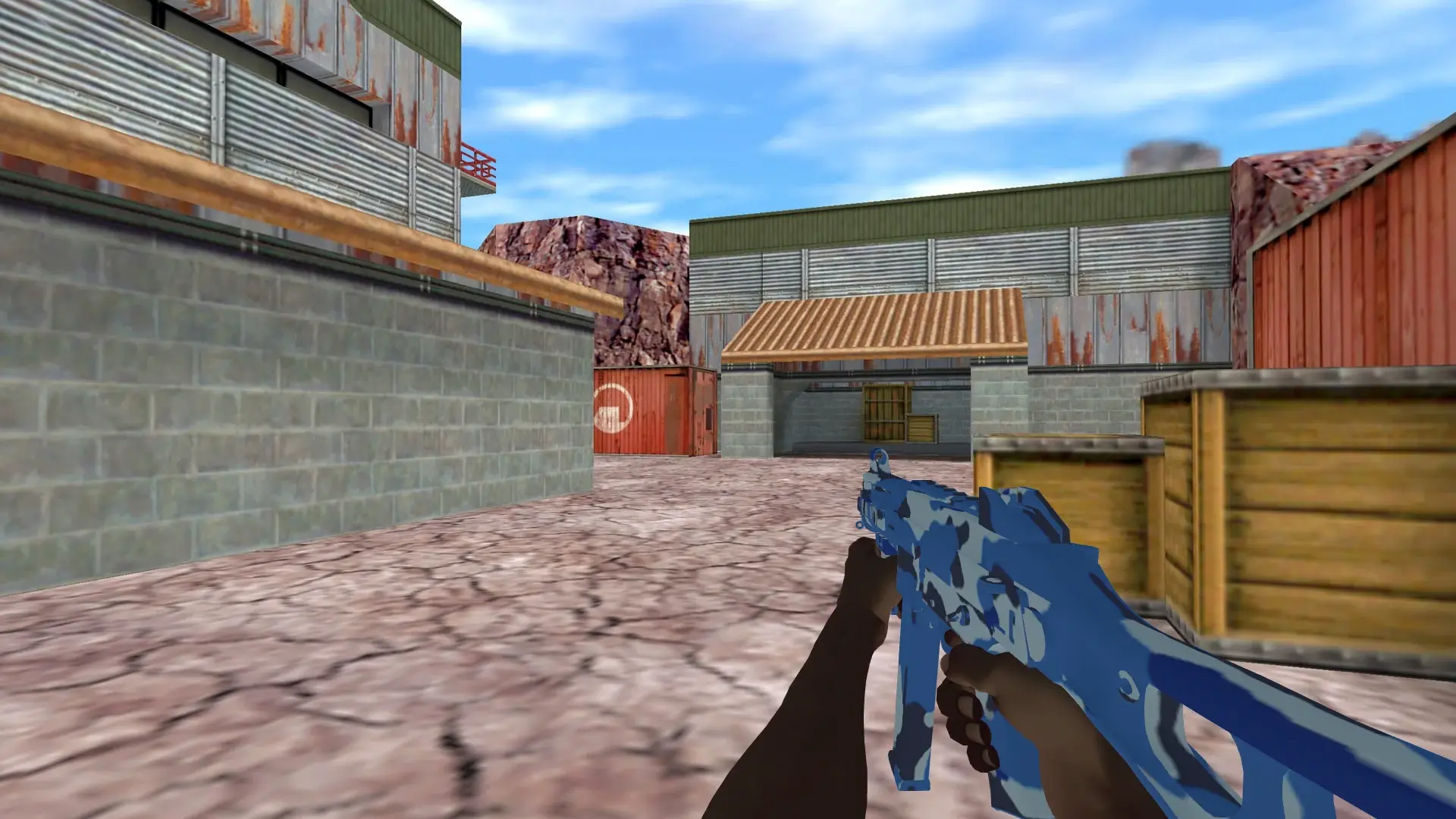 UMP-45 — Pirate Hands Weapon Pack — de_nuke (first person)