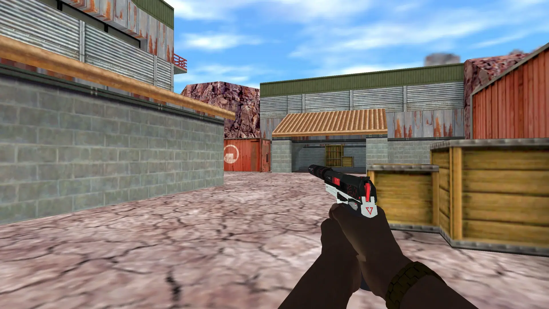 USP — Pirate Hands Weapon Pack — de_nuke (first person)
