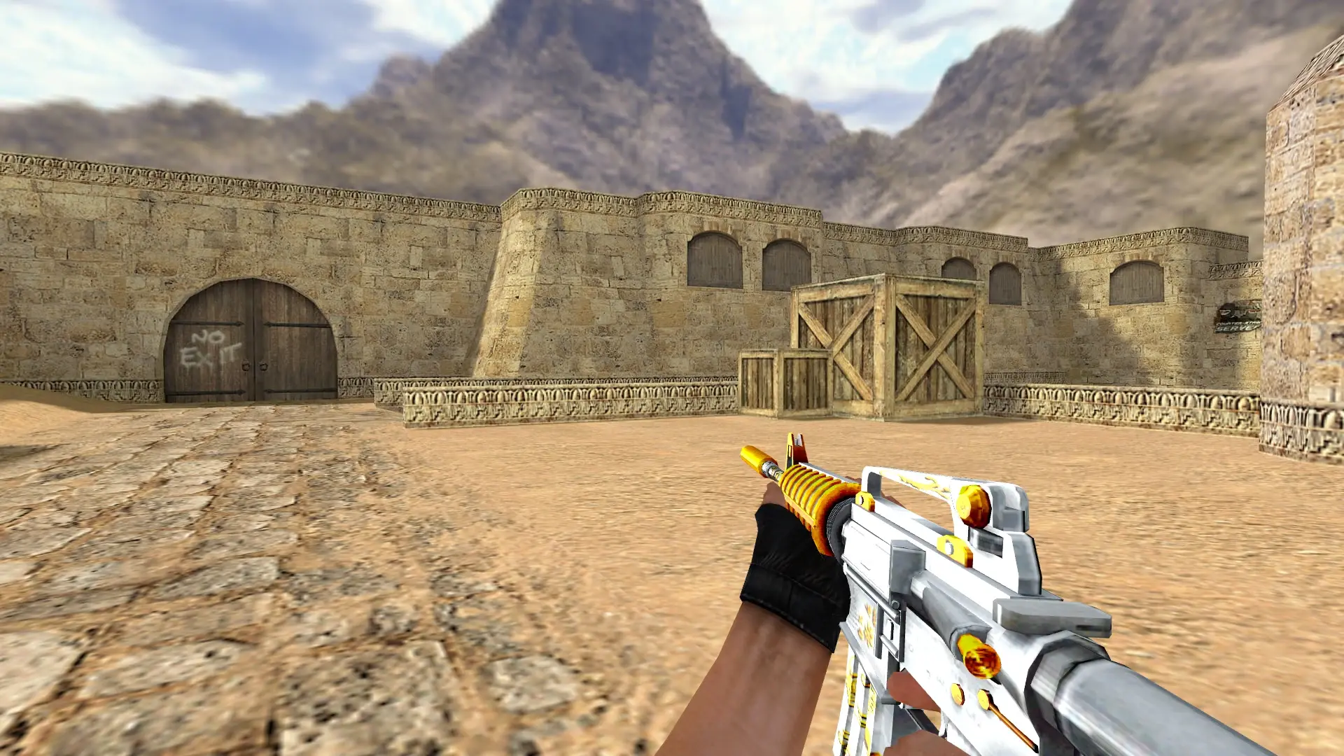 M4A1 — Platinum Weapon Pack — de_dust2 (first person)