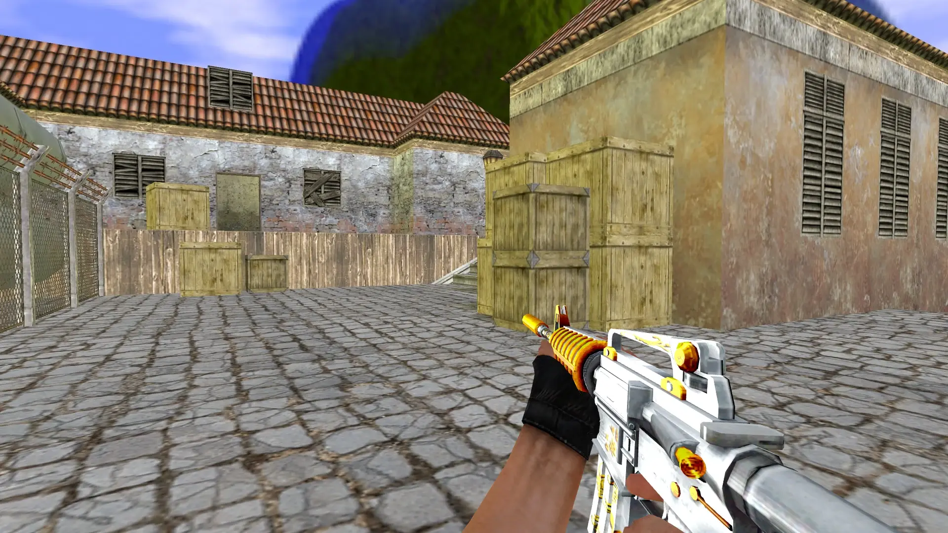 M4A1 — Platinum Weapon Pack — de_inferno (first person)